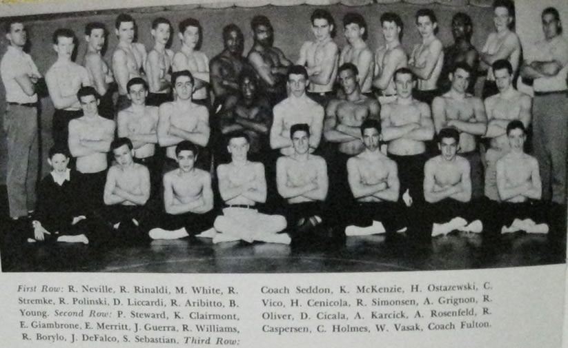 1962 wrestling team photo